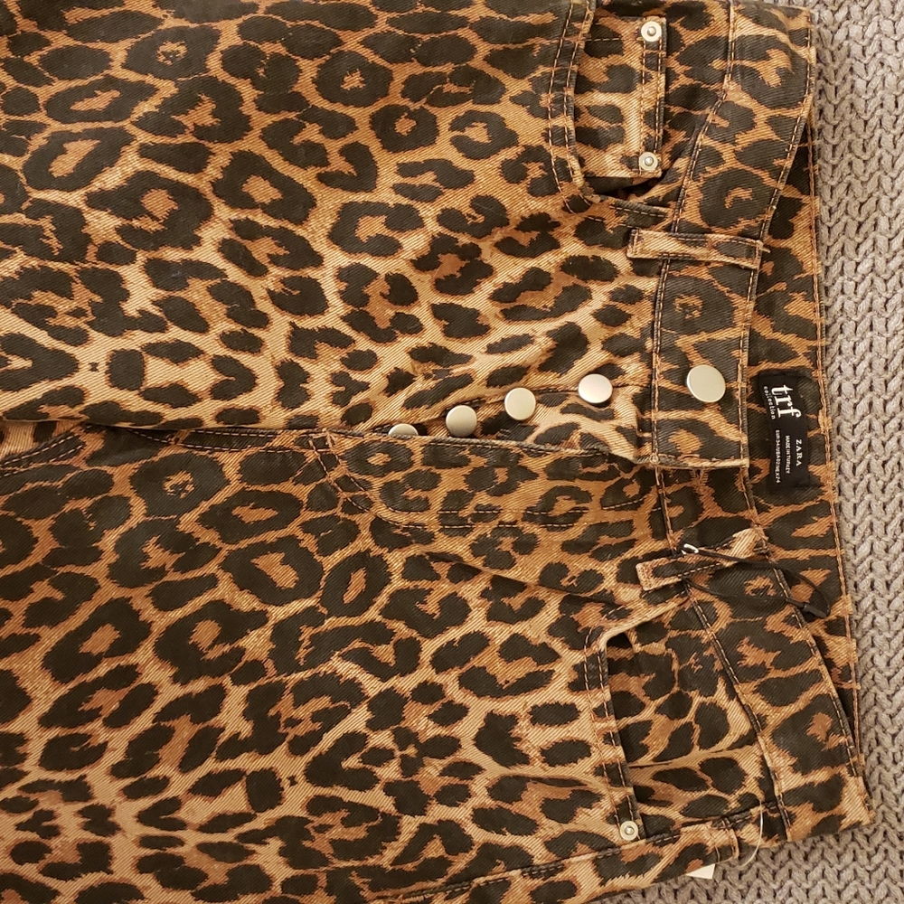 Cheetah print pants